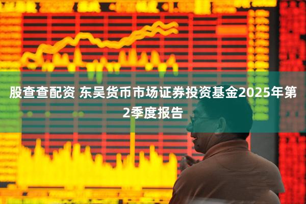 股查查配资 东吴货币市场证券投资基金2025年第2季度报告