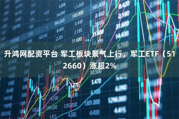 升鸿网配资平台 军工板块景气上行，军工ETF（512660）涨超2%
