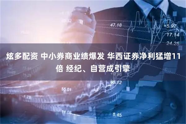 炫多配资 中小券商业绩爆发 华西证券净利猛增11倍 经纪、自营成引擎